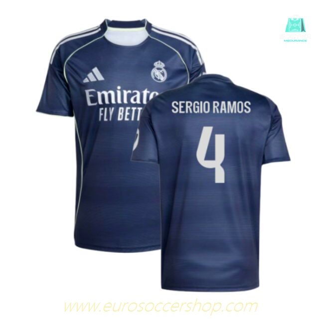 2025-2026 Real Madrid Away Shirt (Sergio Ramos 4)