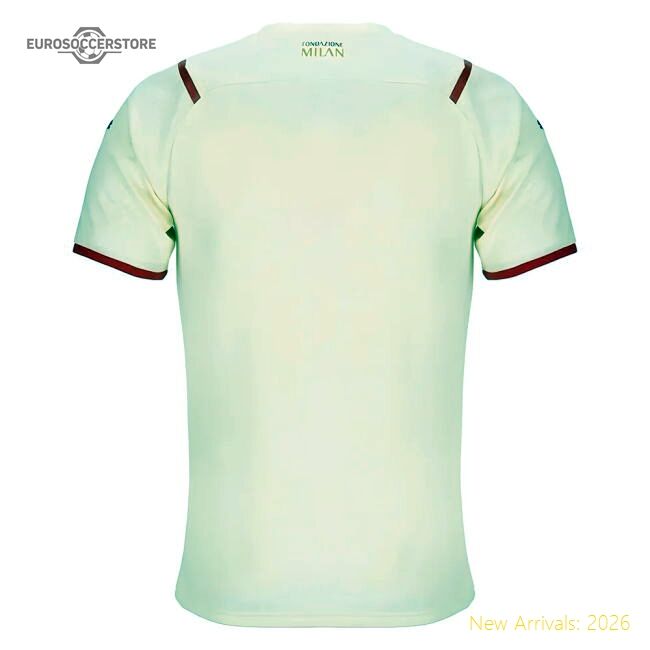 Ac Milan Calcio Away Top-tier Jersey Kappa Kombat Comfortable