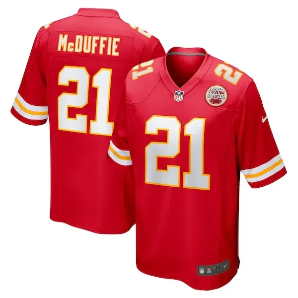 Kansas City Chiefs Game Football Jersey - Red M | premium jersey