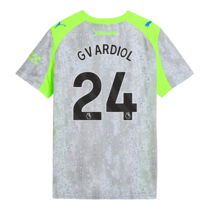 Man City 2025-20 Third Jersey Gvardiol #24 L M S Kids
