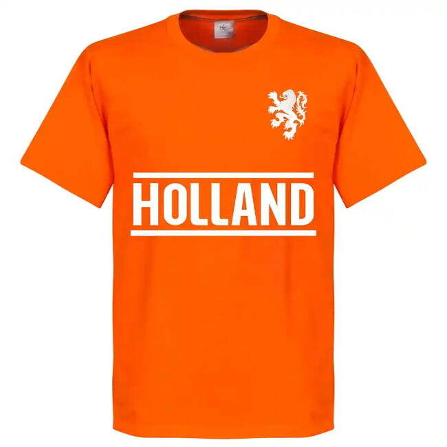 Holland Soccer Squad Traditional Home Football Shirt