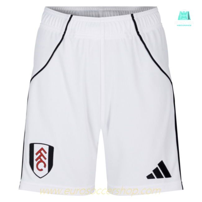 2025-2026 Fulham Home Shorts (White) - Kids