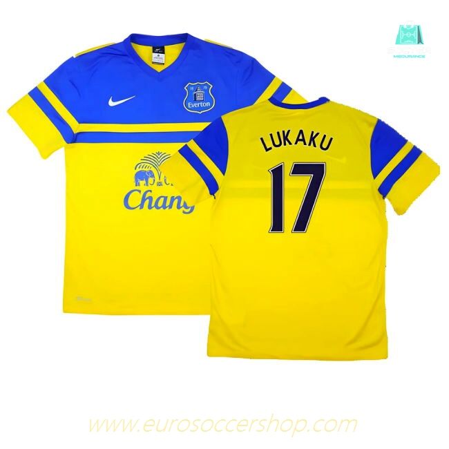 Everton 2013-14 Away Shirt (S) ((Excellent) S) (Lukaku 17)