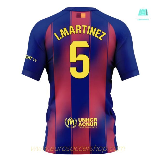 2025-2026 Barcelona Home Shirt (Kids) (I.Martinez 5)