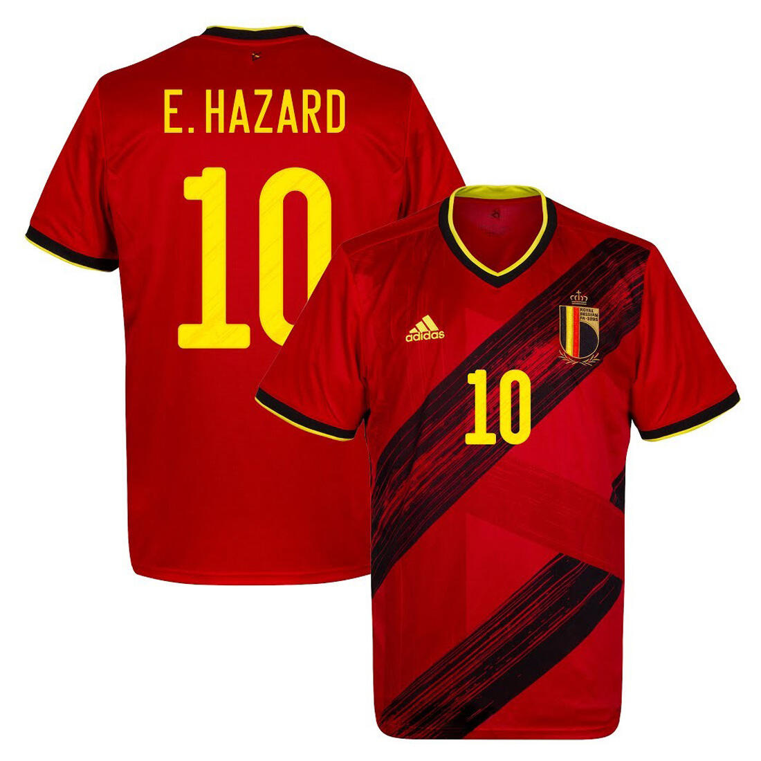 Best Belgium adidas belgium hazard #10 Home Jersey - best-value