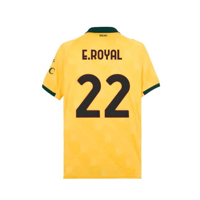 Professional Grade Acm Ac Milan Third Shirt E Royal #22 Updated De...