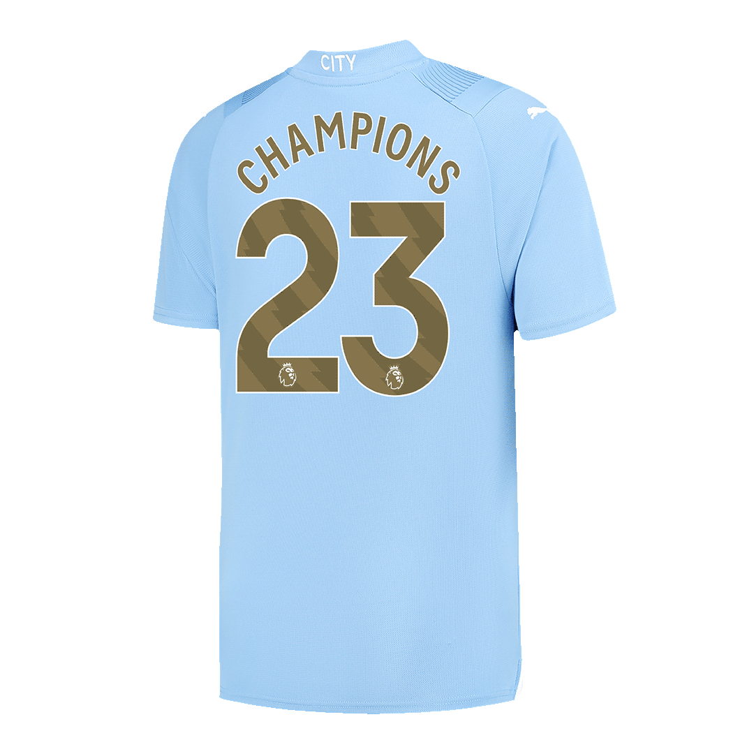 CHAMPIONS #23 Manchester City Home Jersey 2023/24
