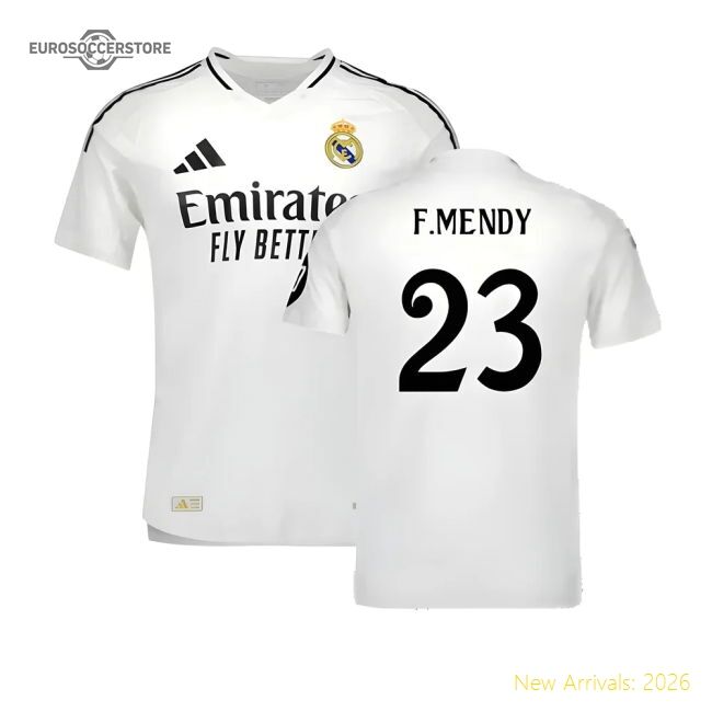 First-class 2024-2025 Real Madrid Authentic Home Jersey (fmendy 23)