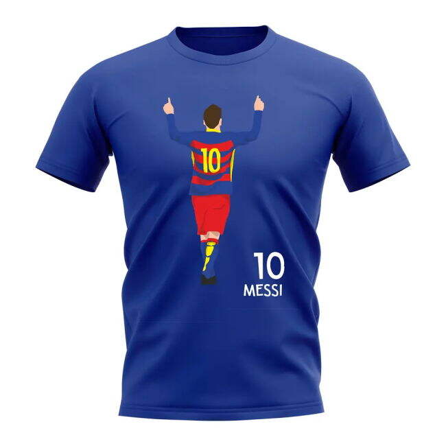 Lionel Messi Barcelona Player Graphic T- - Fan - Match- Top- Casual