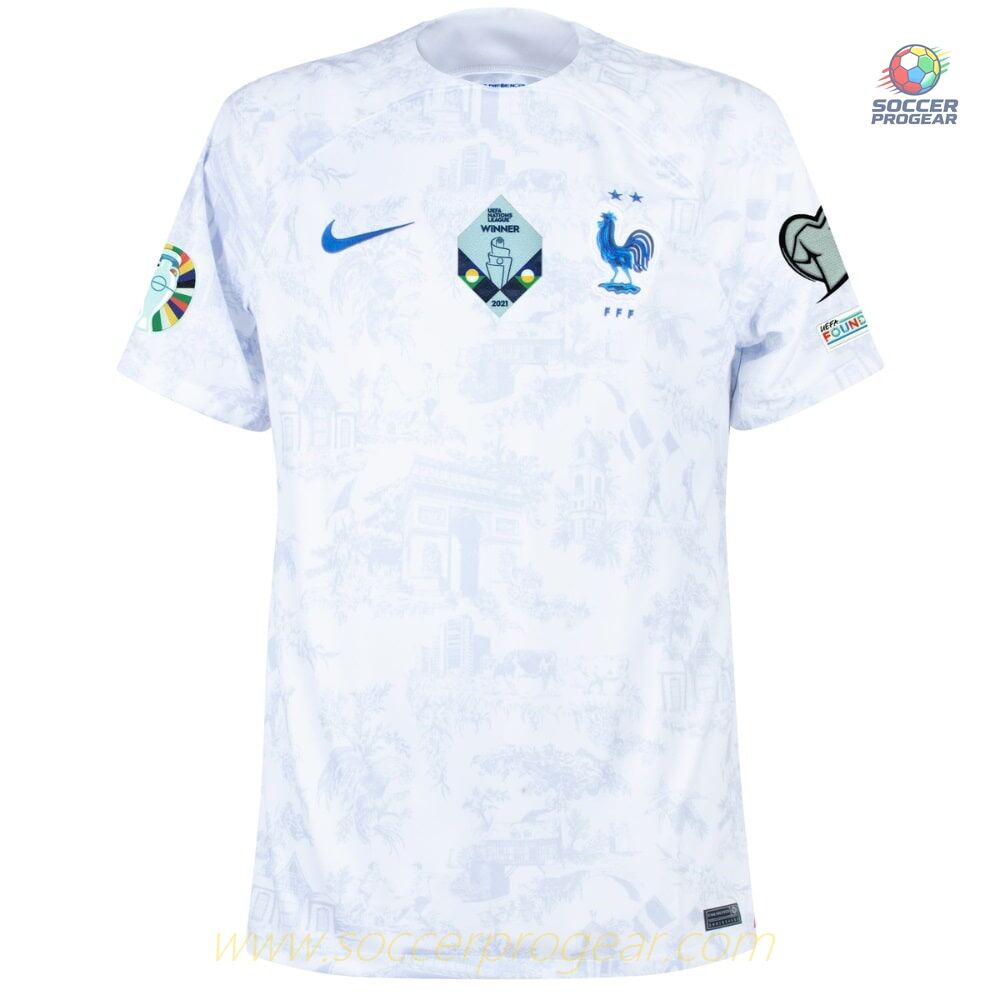 CHILDREN'S JERSEY FRANCE Premium AWAY EURO 2024 QUALIFICATIONS