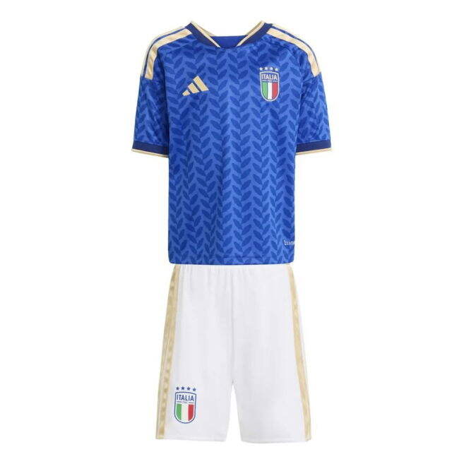 Updated Breathable Italy Home Football Shirt (1)