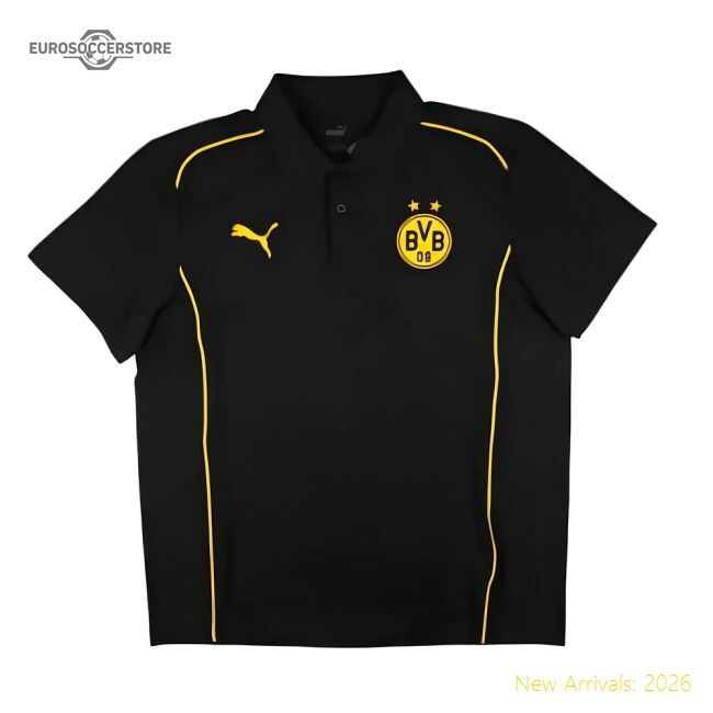 2024-2025 Borussia Dortmund Casuals Polo (black) - Competitive Price