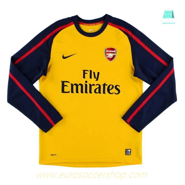 2008-2009 Arsenal Long Sleeve Away Shirt