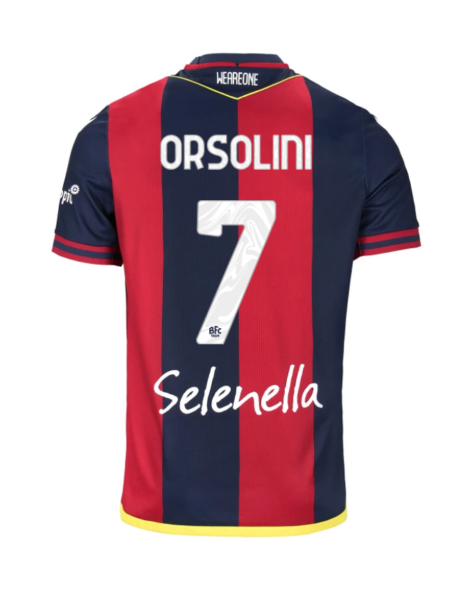 Bologna 24-25 Home ORSOLINI 7 Football Jersey