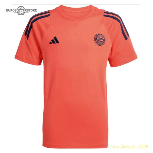 2025-2026 Bayern Munich Training Tee (easy Coral) - Kids