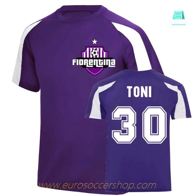 Luca Toni Fiorentina Sports Training Jersey (Purple)