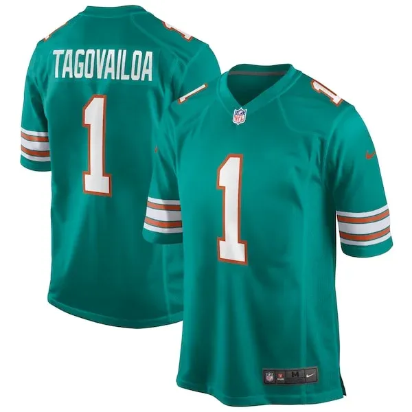 Performance None Game Jersey - Premium Aqua NFL Fan Jersey | Game D...
