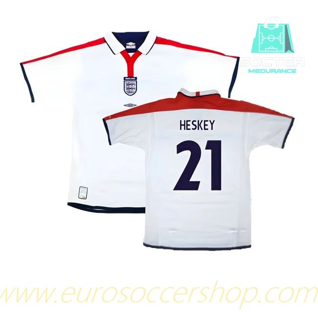 England NT Home Shirt (Heskey 21)