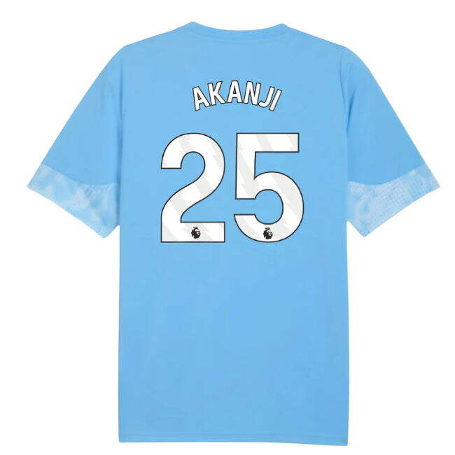 Licensed 2025-2026 Man City English Football Training Kit (Akanji 25)
