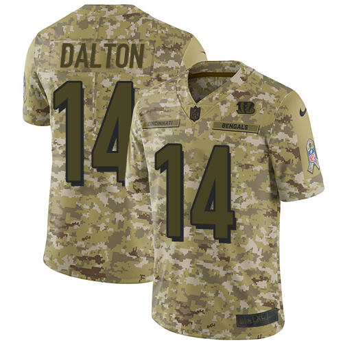 NFL CIN A. Dalton #14 None None Limited Jersey Game Day sports apparel
