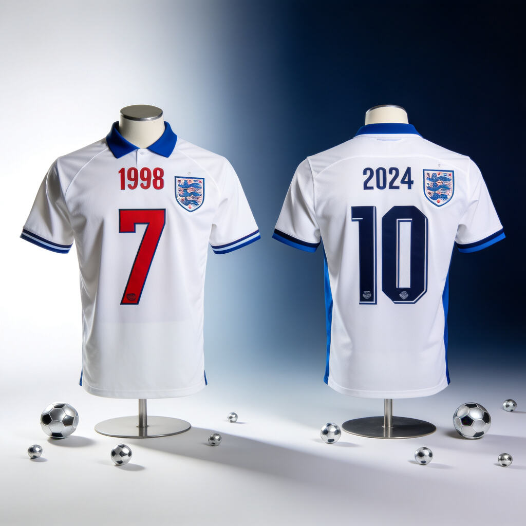 England: David Beckham (1998) & Jude Bellingham (2024)&nbsp;