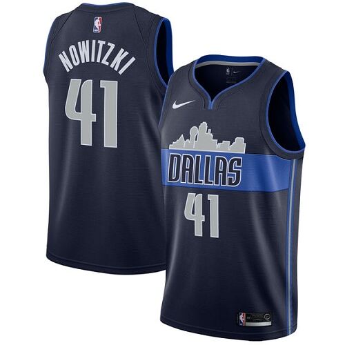 Mavs Dirk Nowitzki #41 Premium 2024 Statement NBA Swingman Jersey