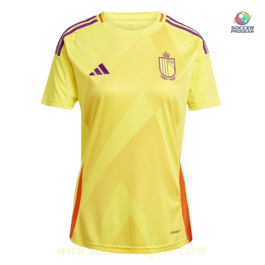 Belgium Euro 2025 Collection Away Team Jersey for Kids