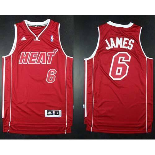 Miami Heat LeBron #6 Premium Quality Game Jersey Modern Design