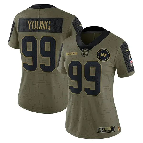 None Chase Young Limited Jersey - Olive | NFL Player Jersey | NFL Foot