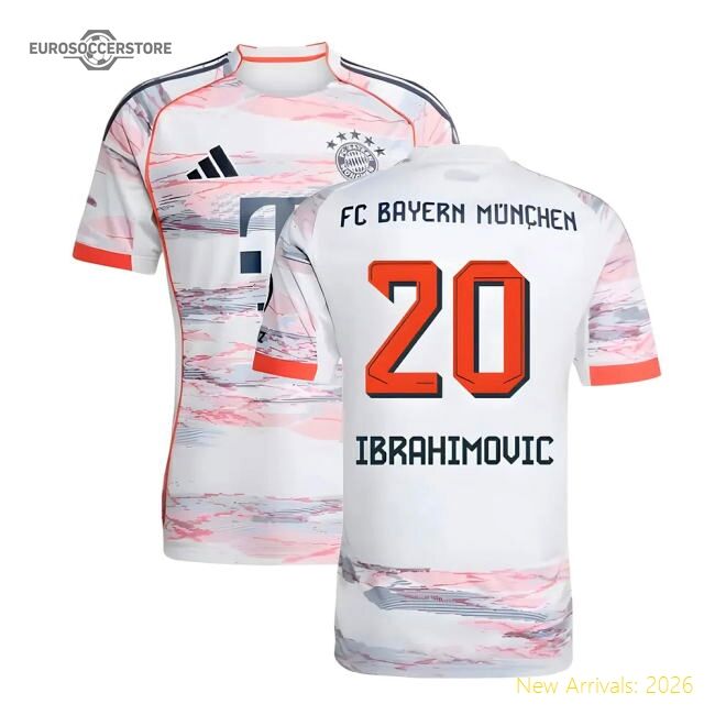 2025-2026 Bayern Munich Second Jersey (ibrahimovic 20) - Supporter Edition