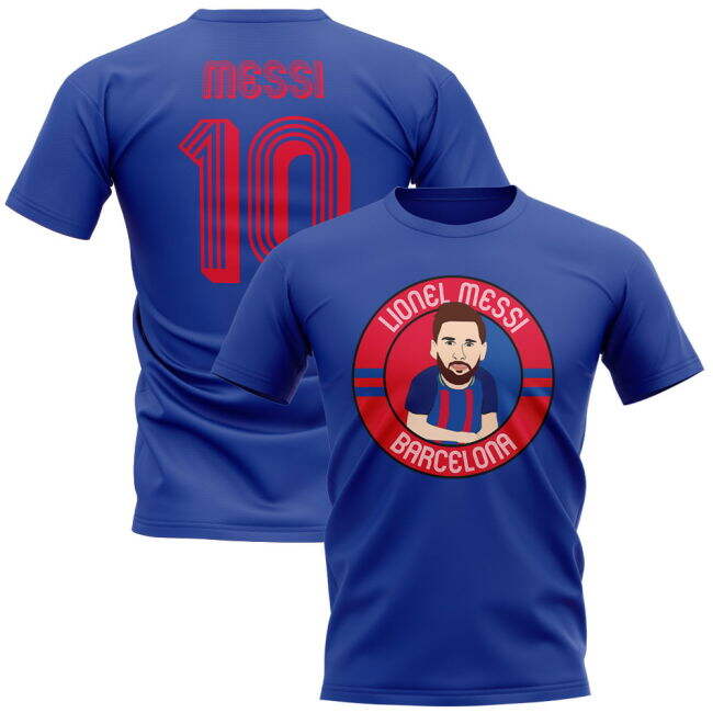 Lionel Messi Barcelona Illustration T-Sh - New - Football- ProLevel