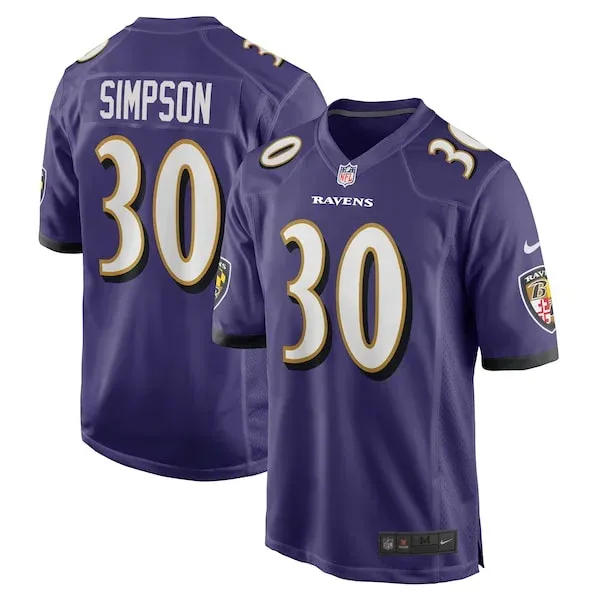Baltimore Ravens Game NFL Jersey - Purple | Durable Football Apparel