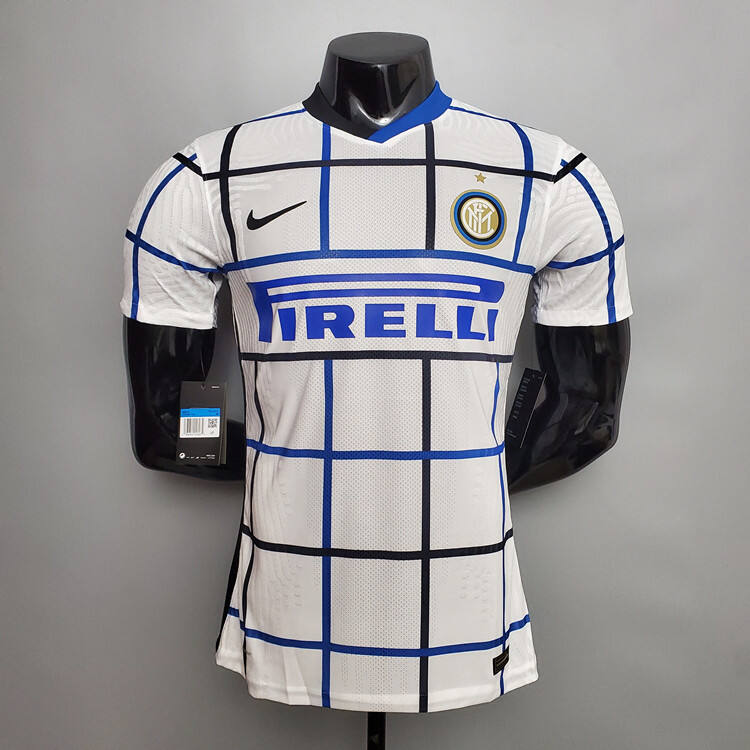 Inter Milan 20-21 Away White Soccer Jersey Football Shirt Player