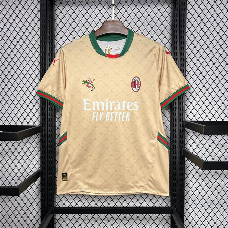 AC Milan X Gucci Soccer Shirt 2425 - Official Replica 10027