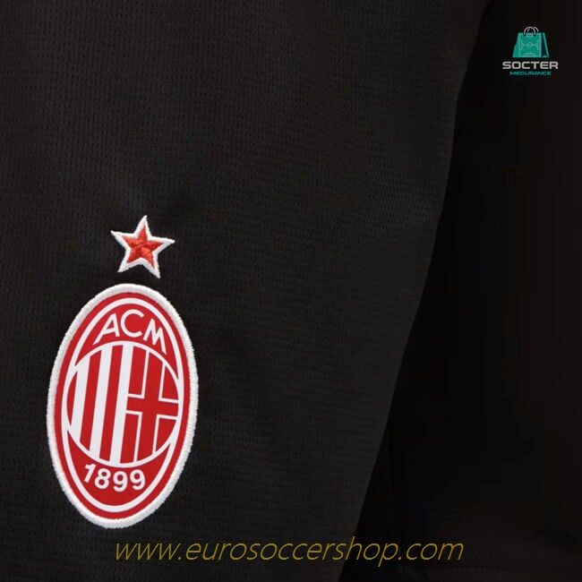 2025-2026 AC Milan Home Shorts (Black)