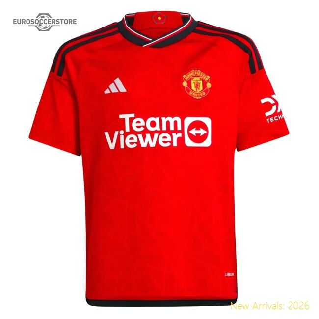 Authentic 2023-2024 Man Utd Home Shirt (kids) - Premium Quality