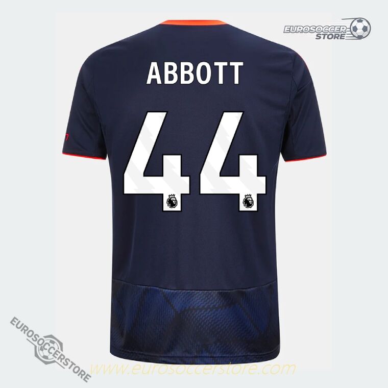 Nottingham Forest Third ABBOTT 44 Third Shirt 25-26