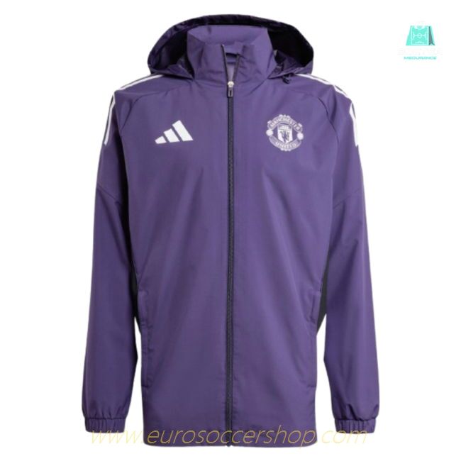 2025-2026 Man Utd Allweather Jacket (Aurora Plum)