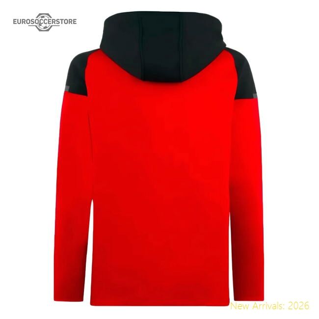 Performance 2023-2024 Ac Milan Casuals Hooded Jacket (Red)