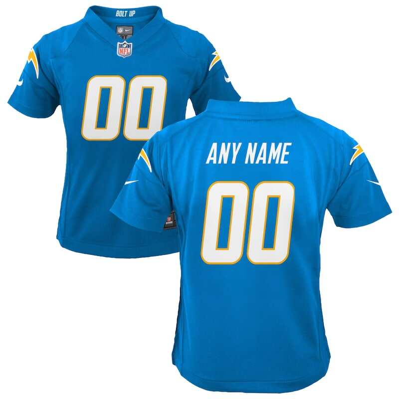 None  LA Chargers Premium Material Replica Jersey Football Apparel