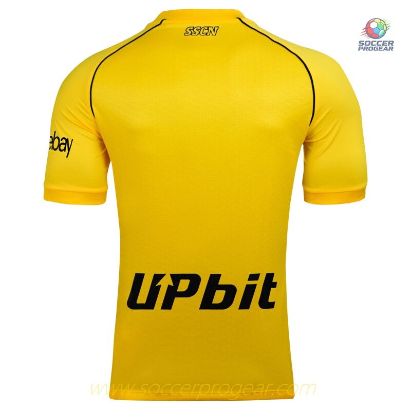 NAPLES Calcio Serie A JERSEY 2023 2024 YELLOW GOALKEEPER