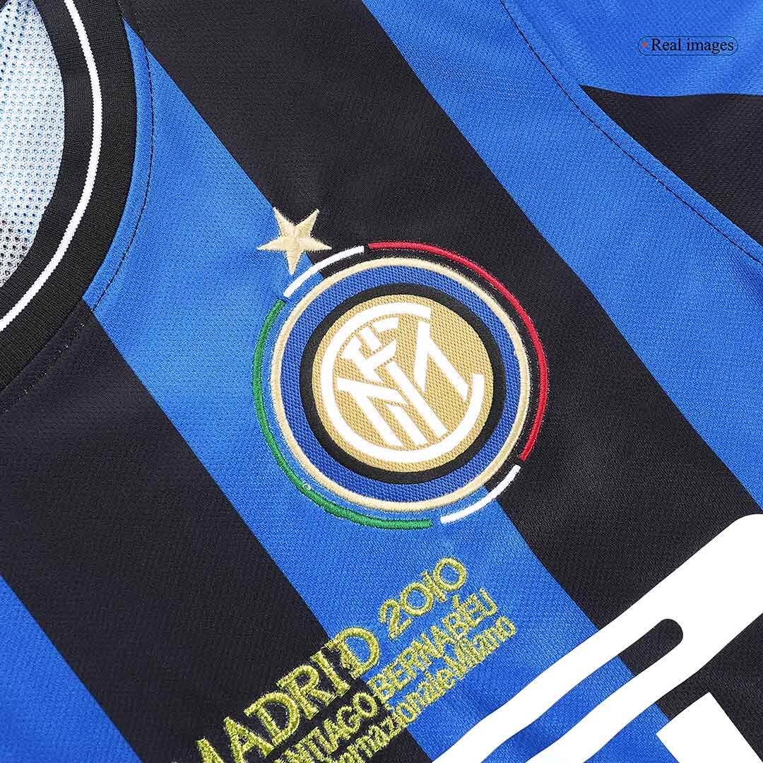Retro 2009/10 Inter Milan Home Soccer Jersey - UCL FinalAuthentic Kit