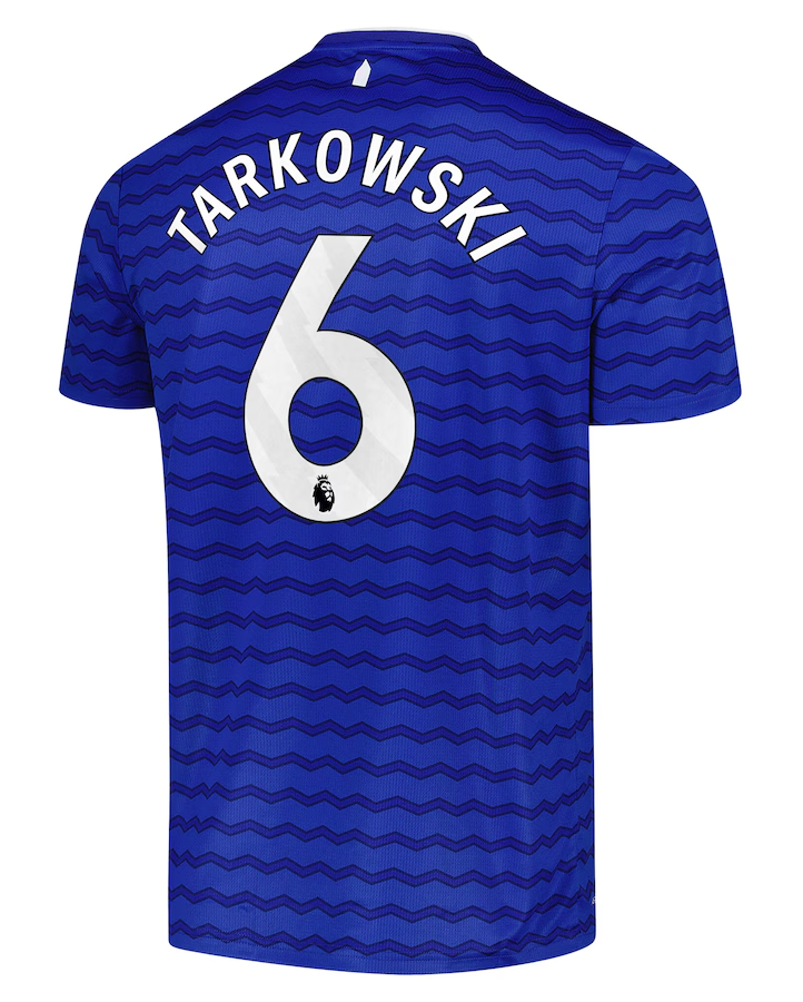 Everton's Home TARKOWSKI 6 Jersey for the 25-26 season