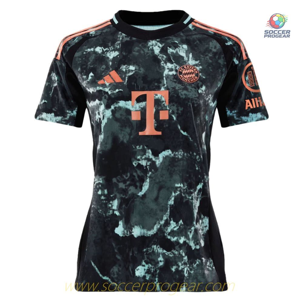Bayern Munich Away Soccer Team Shirt 2024-25 Edition Women