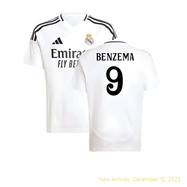 Real Madrid Home - Featuring Benzema - Premium Quality - Match Quality