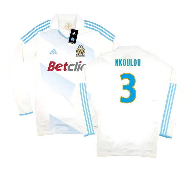 High Performance Devoted Marseille Player Spec Long Sleeve Home Sh...