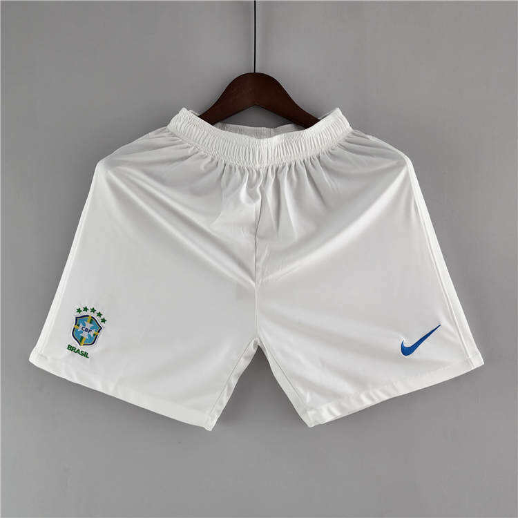World Cup 2022 Brazil Home White Shorts - World Cup Collection 27680