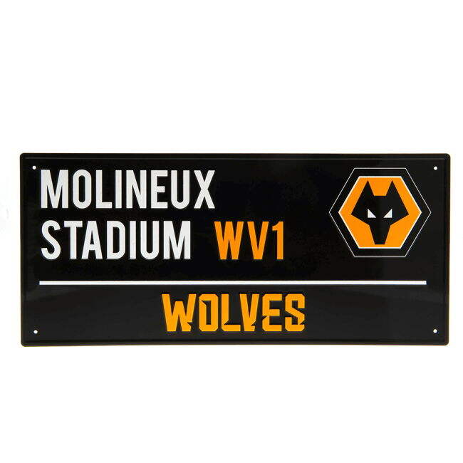 Wolverhampton Wanderers FC Colour Street Sign - game day