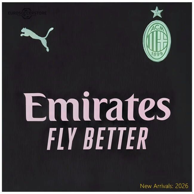 Match-ready Ac Milan Third Jersey 2024-2025 Quick-dry