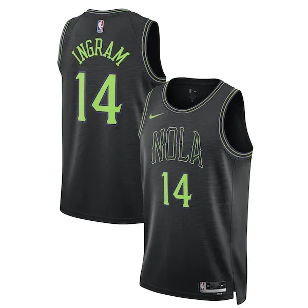Brandon Ingram NOP Swingman Jersey - stylish Basketball - Black